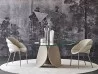 The Camilla ML chair by Cattelan Italia in a living area
