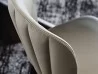 Exposed seams for the Chrishell chair by Cattelan Italia