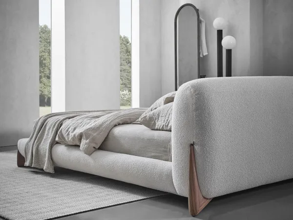 Details of the Softbay bed headboard