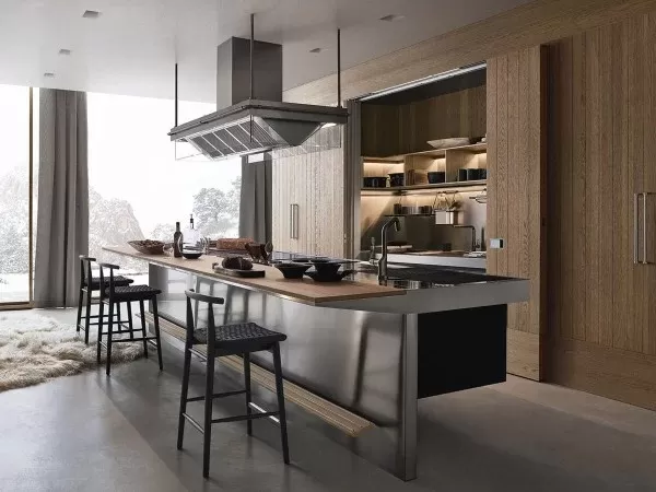 Arclinea Lignum et Lapis kitchen.