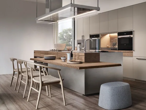 Isola Convivium con snack integrato