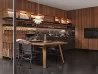 Convivium mit halbinsel tisch by Arclinea