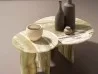 I tavolini Tebe nella finitura onice Lichen lucido