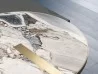 Die Marmorplatte des Tisches Selene