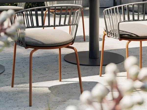 Details of the Onda chair by Atmosphera