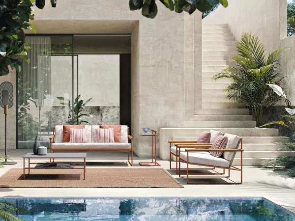 Pipe di Atmosphera in una zona outdoor