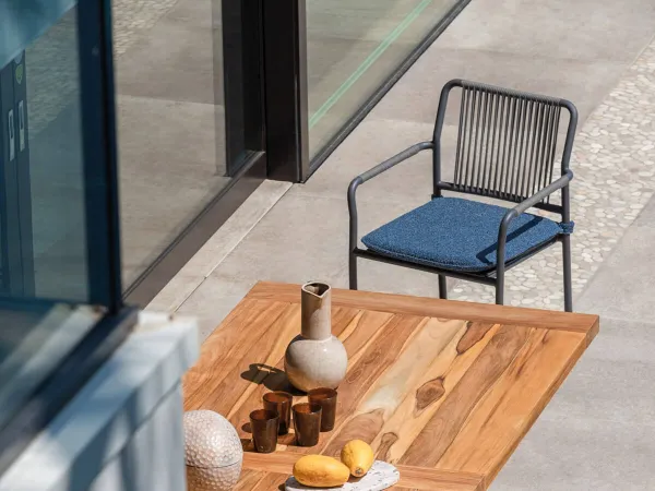 The Air chair in an outdoor space