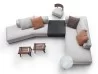 Der Perry Couchtisch von Flexform