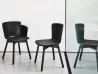The Calla chair in the version with armrests and without armrests