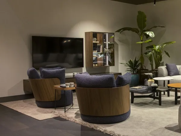 The Calin armchair by Porada at the Salone del Mobile 2023