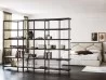Hudson bookcase as a room divider in an open space