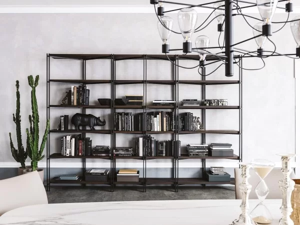 The Hudson bookcase in a living area
