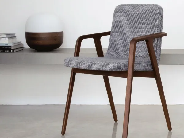 The Lolita chair in the version with armrests