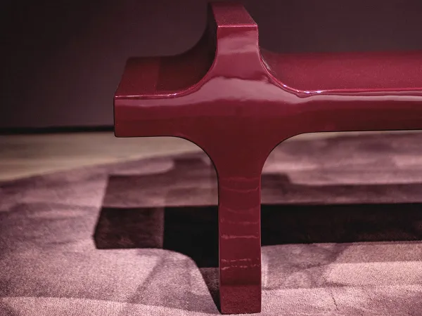 Détails de la banquette Dharma de Baxter