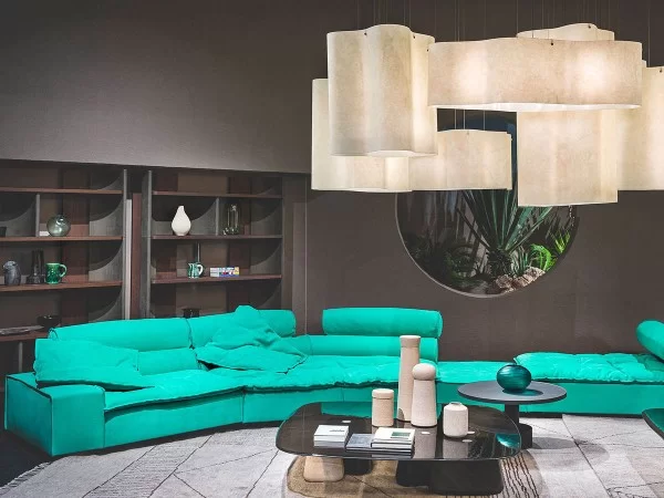 Il divano Miami Soft di Baxter in una zona living