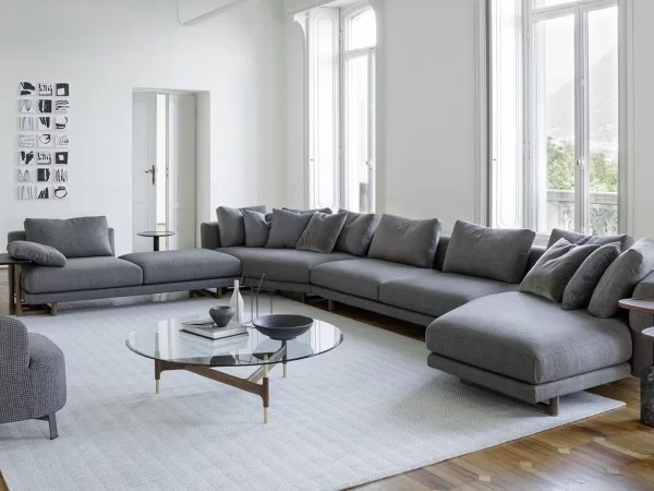 The Abacus sofa in a living area
