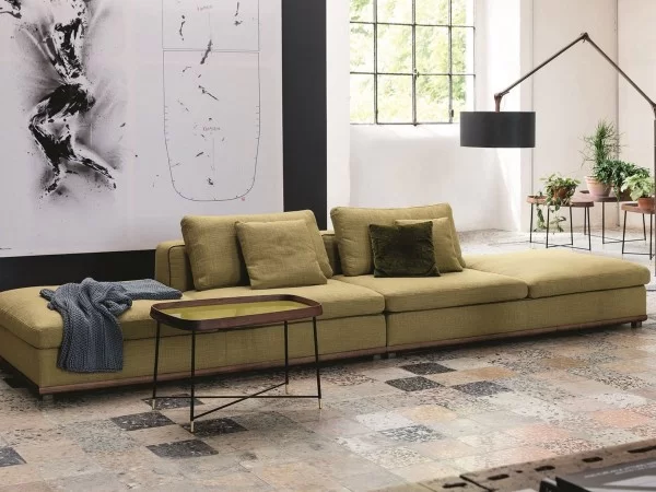 The Kirk sofa by Porada in a living area