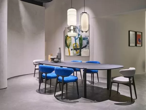 The Isamu table at Salone del Mobile 2023