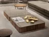 Details of the top of the Drum coffee table by Lema
