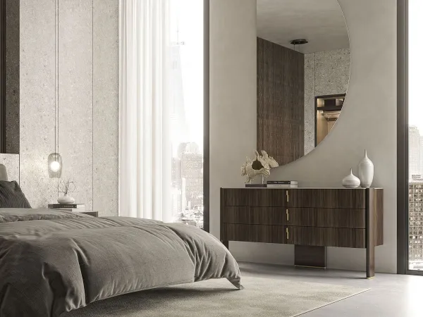 The Julian chest of drawers in a bedroom