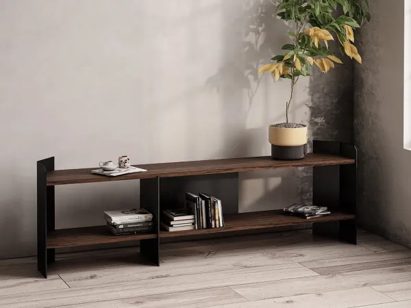 Arketipo Carter bookcase as a console table
