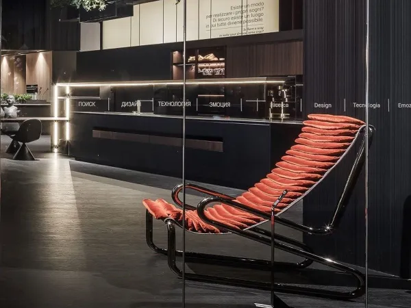 The Armadillo armchair by Busnelli at the Salone del Mobile