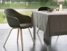 The Elephantino chair in the version with an upholstered shell