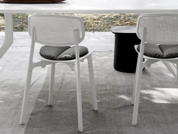 Détails du dossier de la chaise Colander