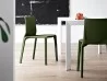 The Plana chair in the upholstered version