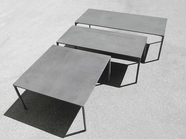 Kristalia Boiacca table in three different sizes