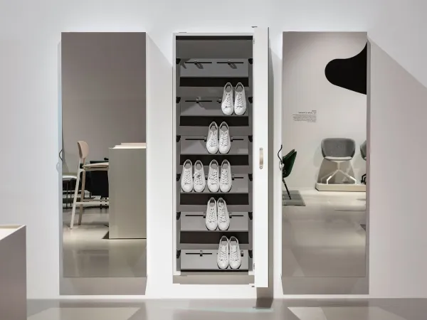 Box wall cabinet by Kristalia