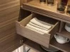 Internal drawers of the Polifemo bar cabinet