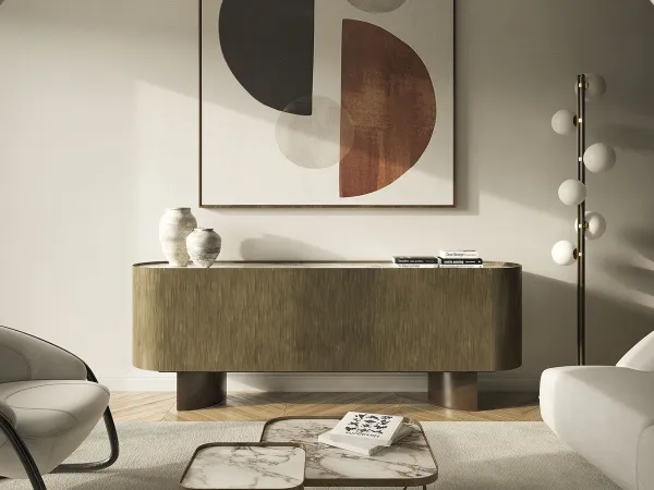 The Savoy sideboard in a living area