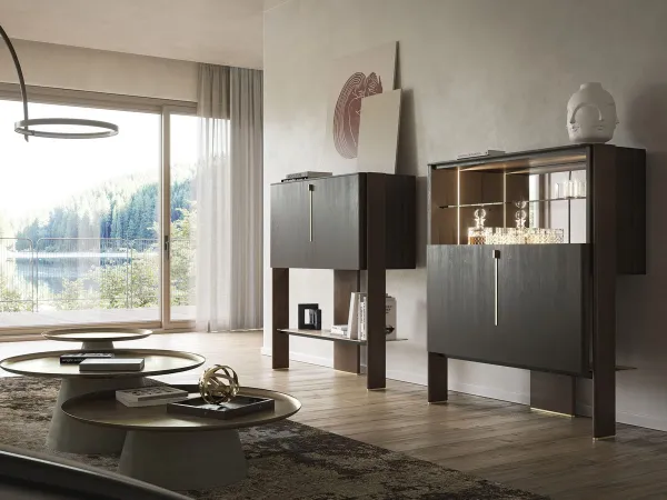 The Cremona sideboard by Cattelan Italia in a living area