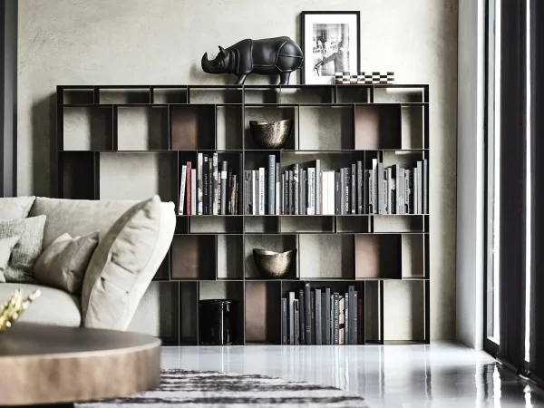 The Latitude bookcase in a living area