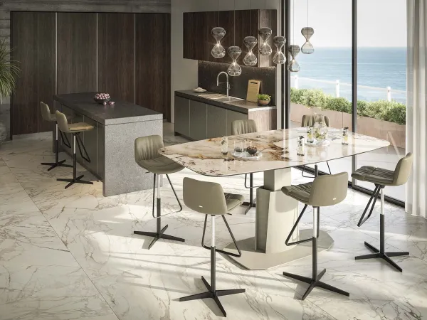 La table Aviator Keramik Lift réglable en hauteur