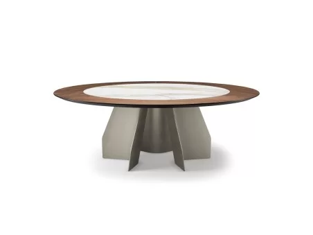 Senator Ker-Wood Round Tavolo Cattelan Italia