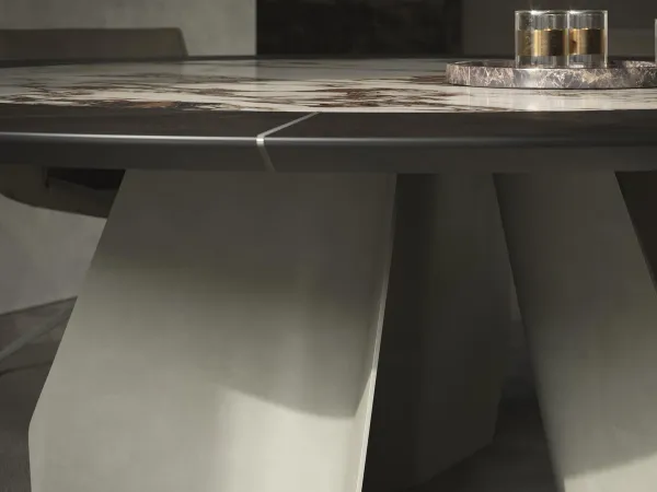 Senator Ker-Wood Round Tavolo Cattelan Italia