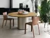 Holo Pillar table by Kristalia in a living area
