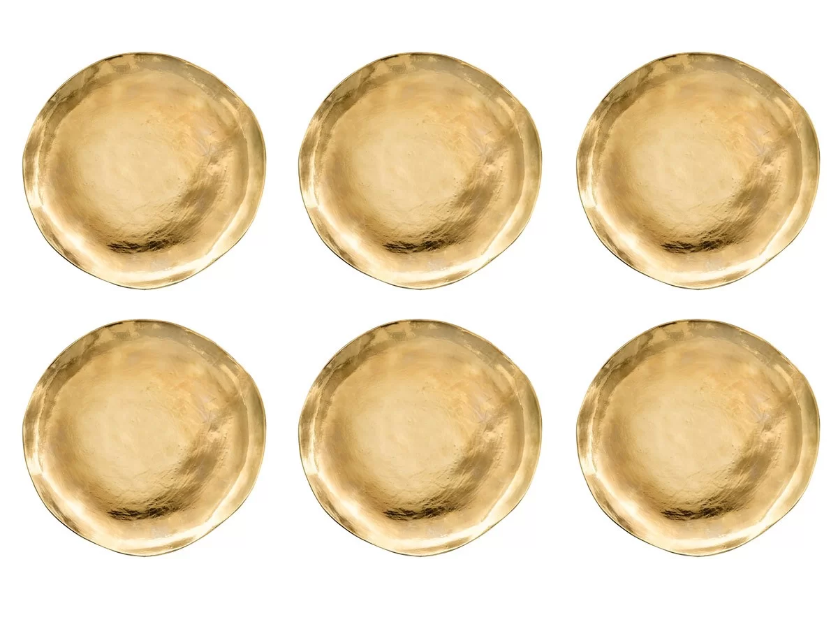 Set Sottopiatti Oro - 6 pz