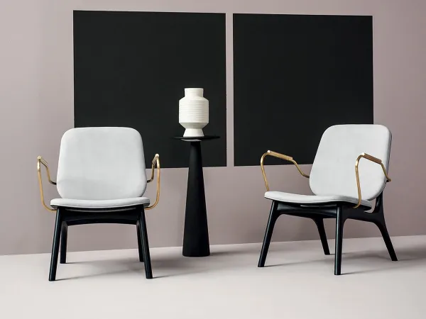 La poltrona Thea di Baxter in una zona living