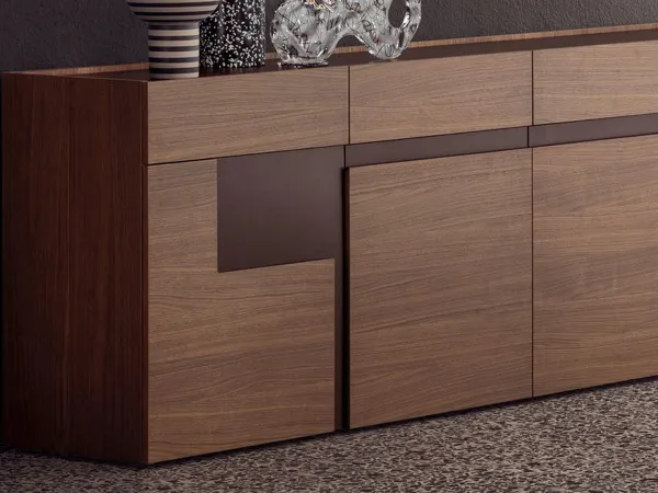 Design details of the Logos sideboard by Pianca