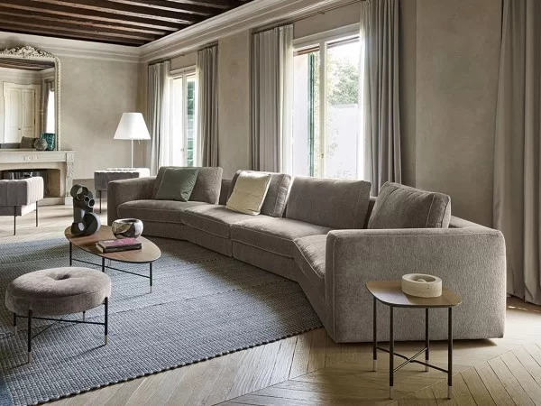 Das Sofa Nice von Pianca in einem Wohnbereich
