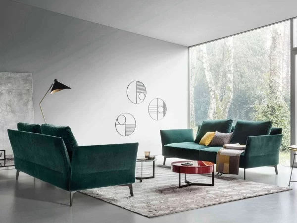 The Jermyn sofa by Lema in a living area
