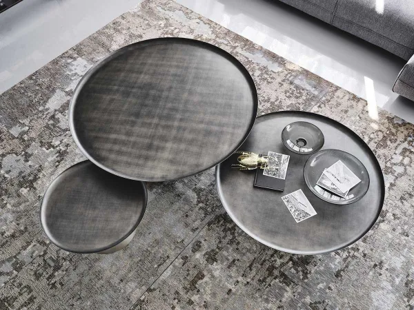 Détails du plateau de la table basse Amerigo de Cattelan Italia