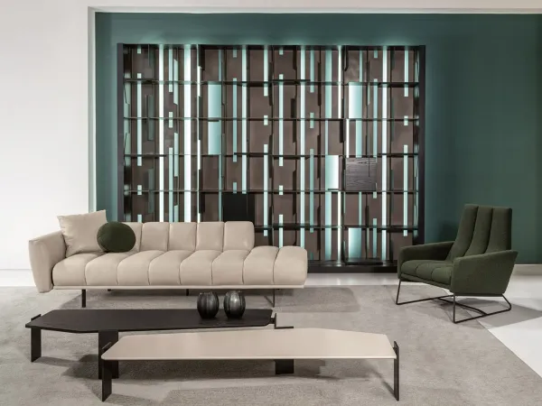 El sillón Jackie de Cantori en una sala de estar