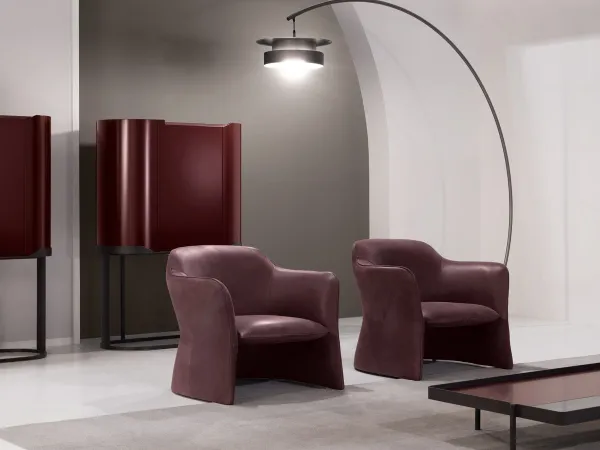 Fauteuil Karina de Cantori dans un salon