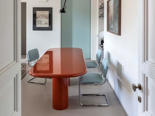 La mesa de comedor Franca e Allegra Pranzo de Punto Zero