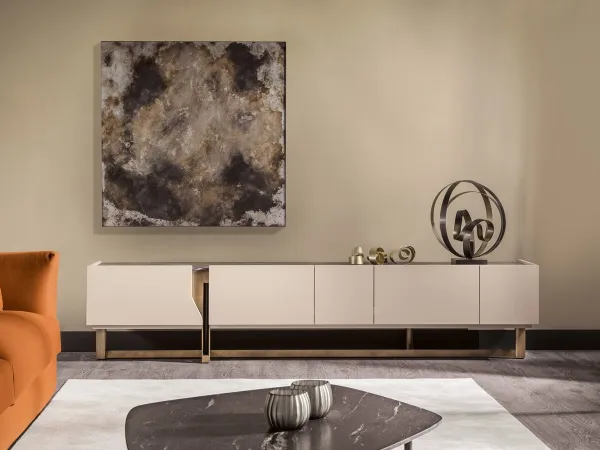 Le meuble TV Mirage de Cantori dans un espace de vie