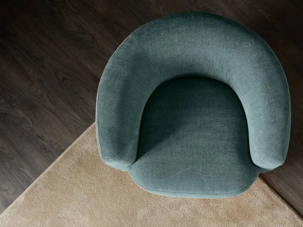 Cantori Gabrielle armchair seen from above